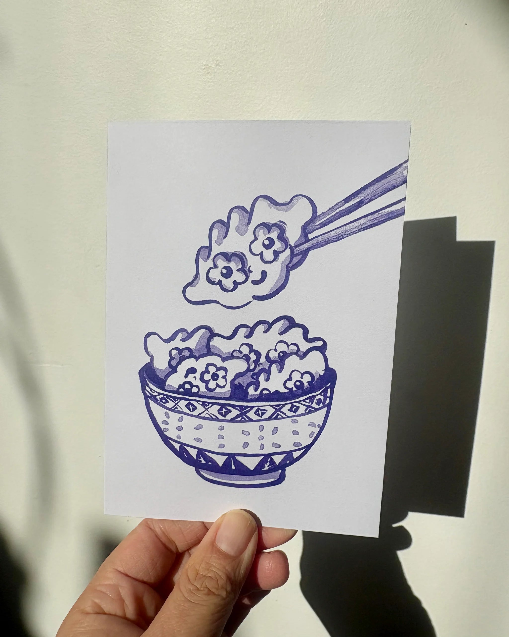 Dumpling Greeting card
