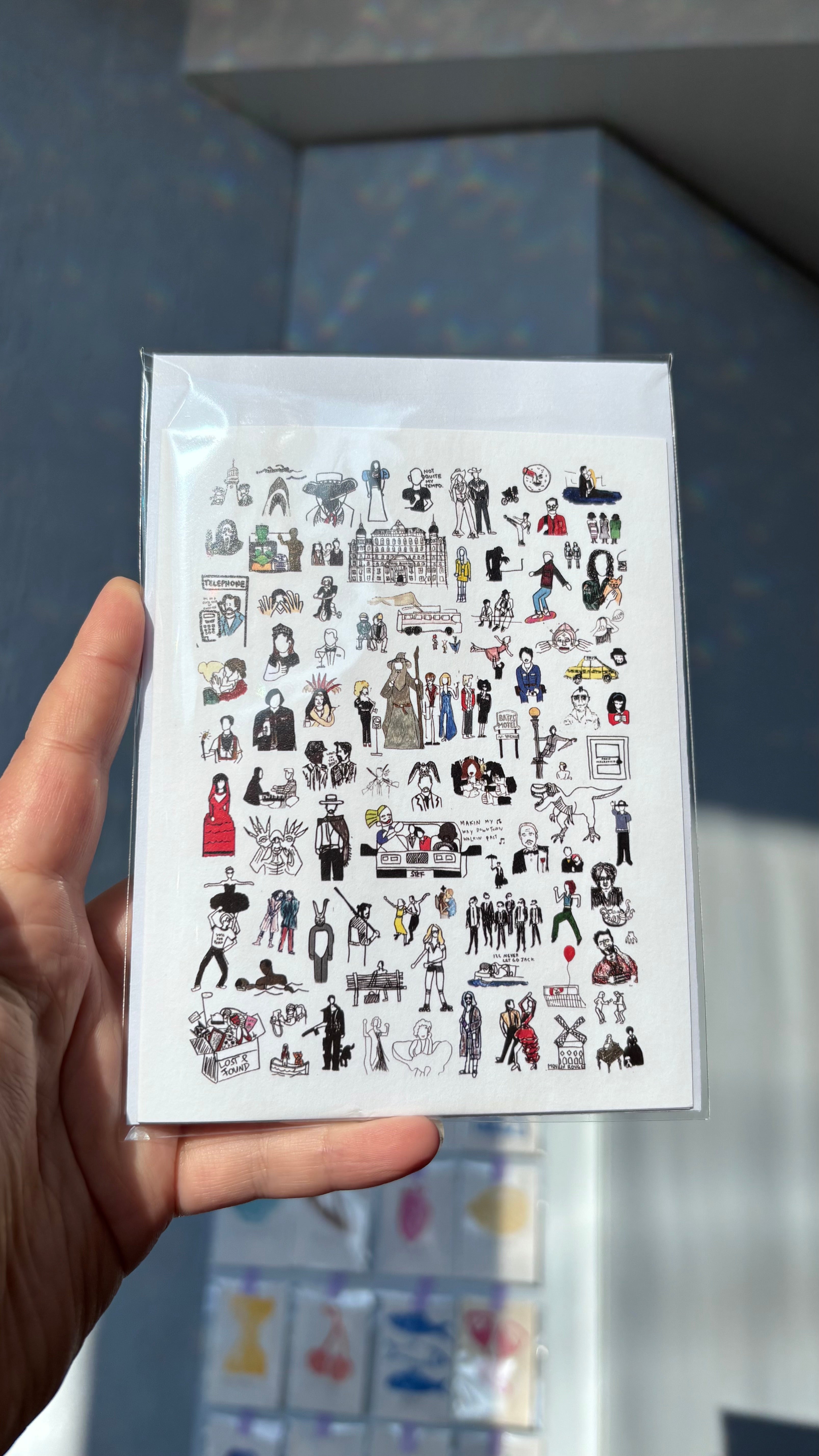 90s classics Greeting card