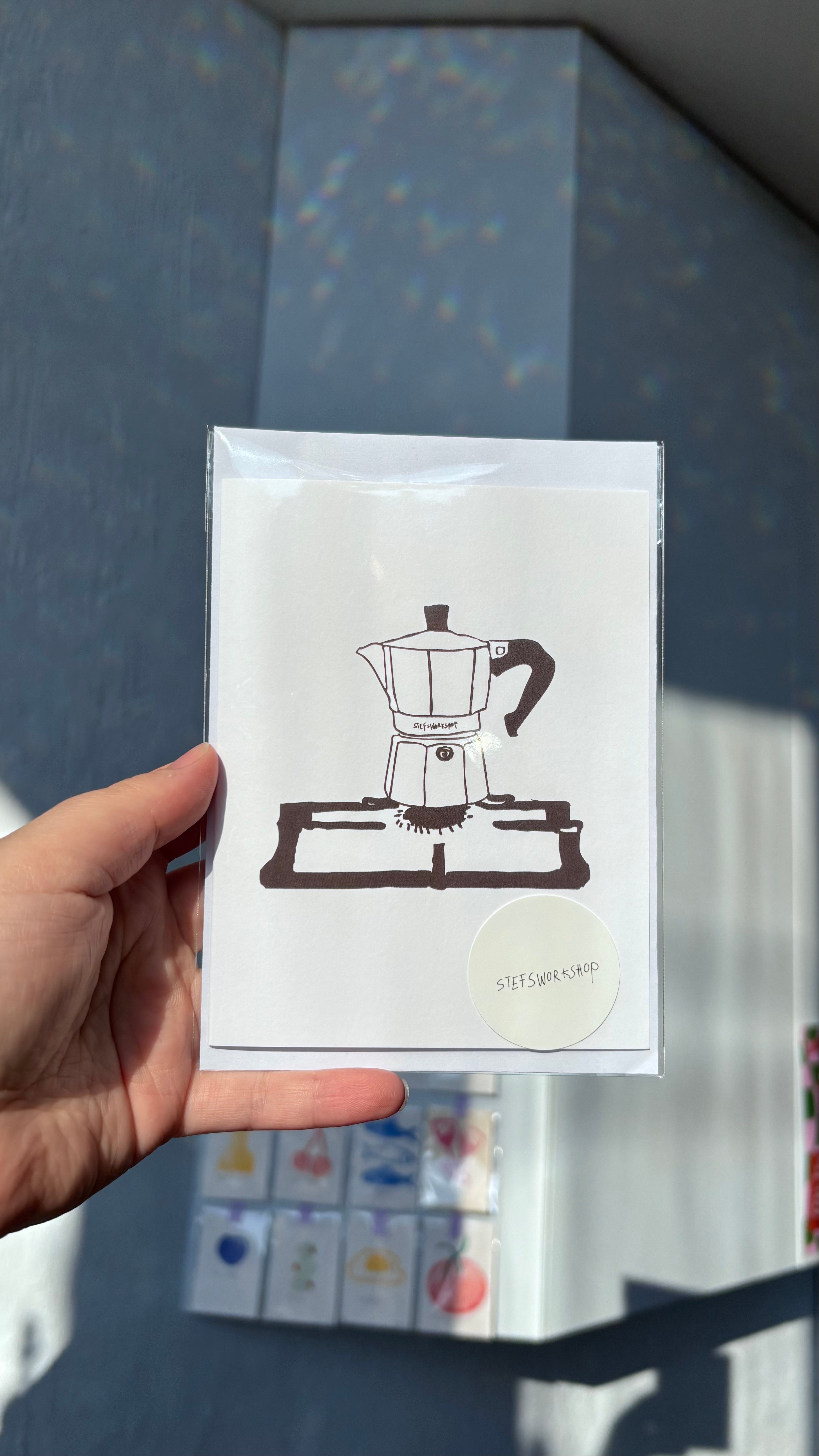 Caffettiera Greeting card