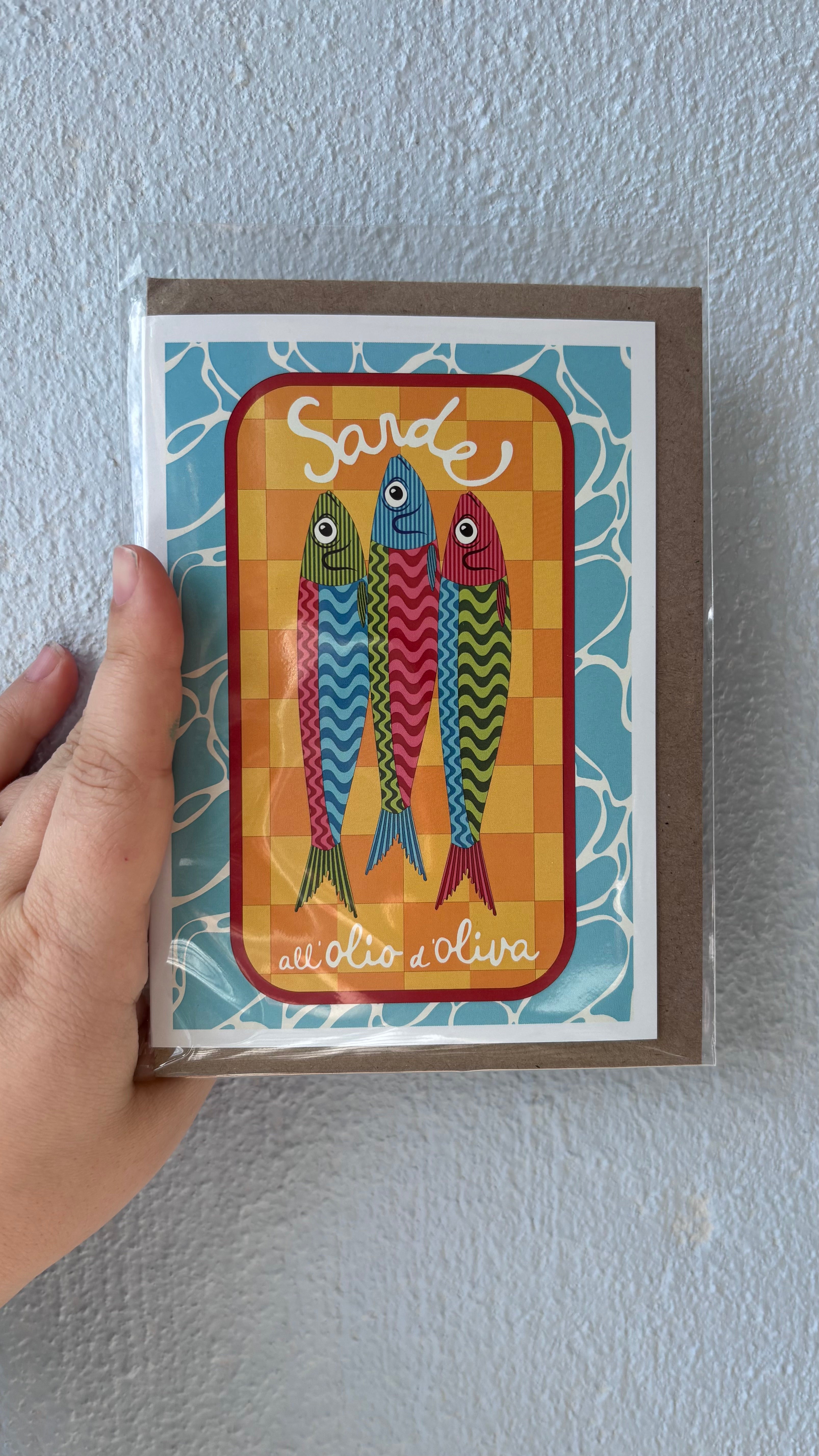 Sarde Greeting Card