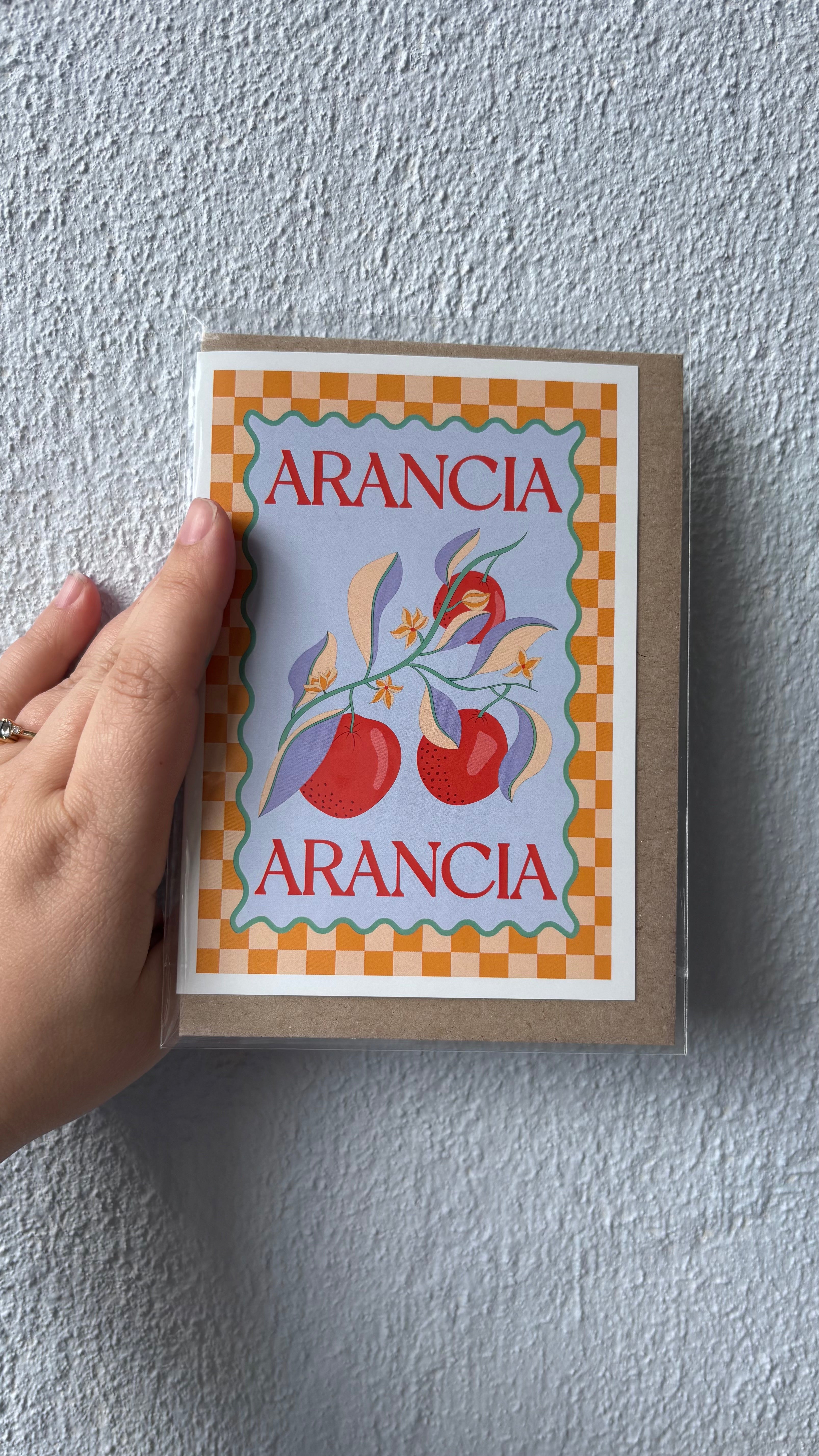 Arancia Greeting Card