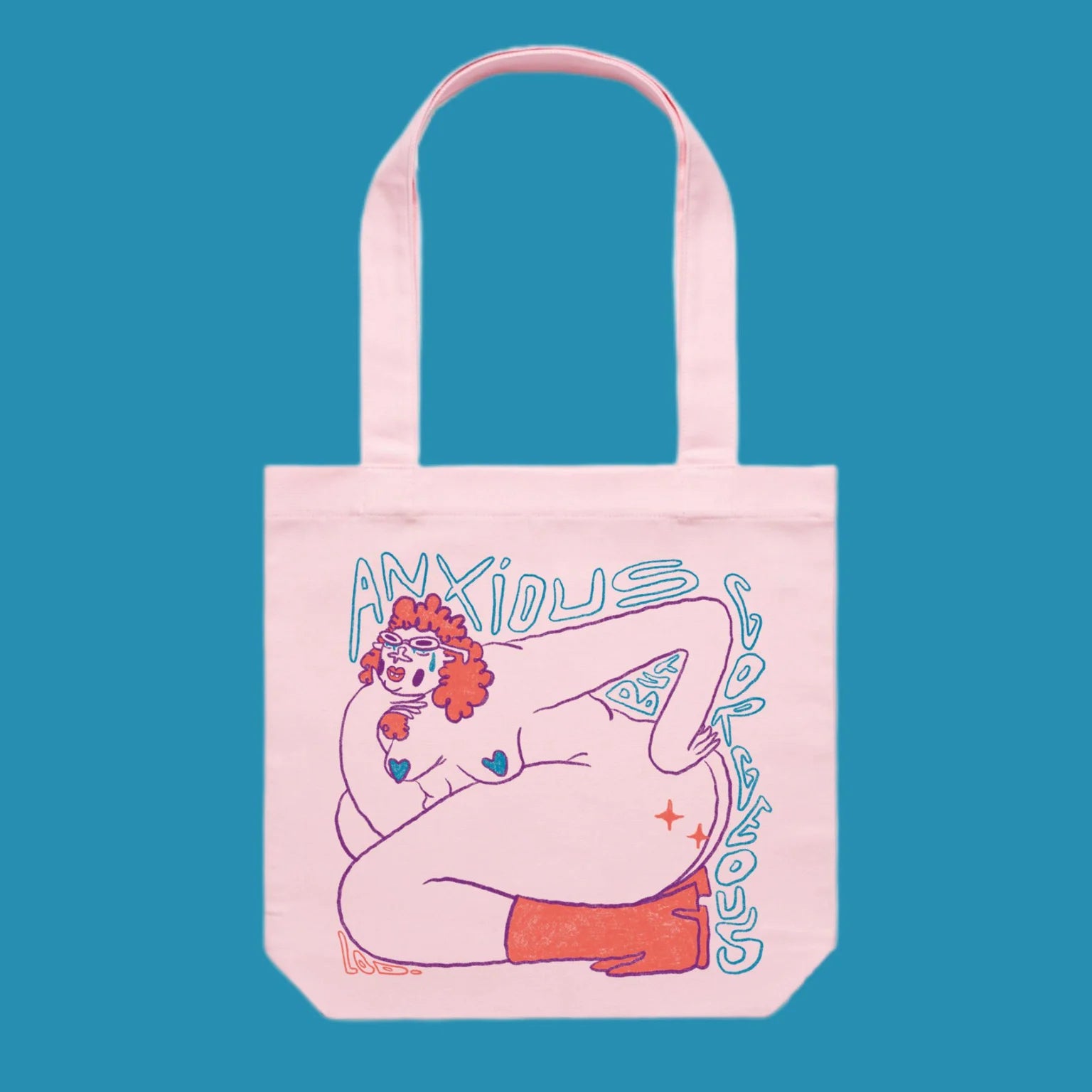 Anxious But Gorgeous tote bag