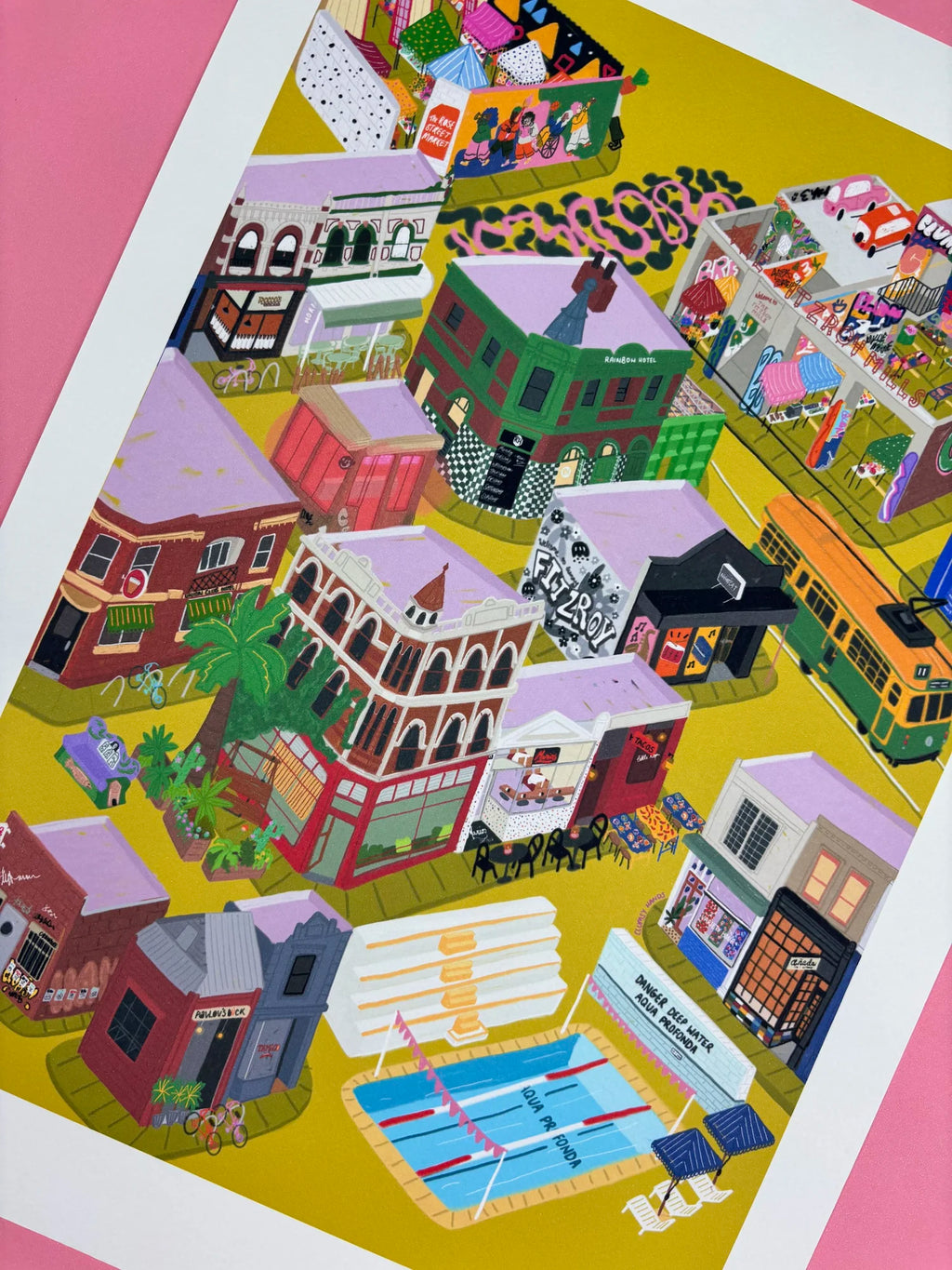 Fitzroy Map Print