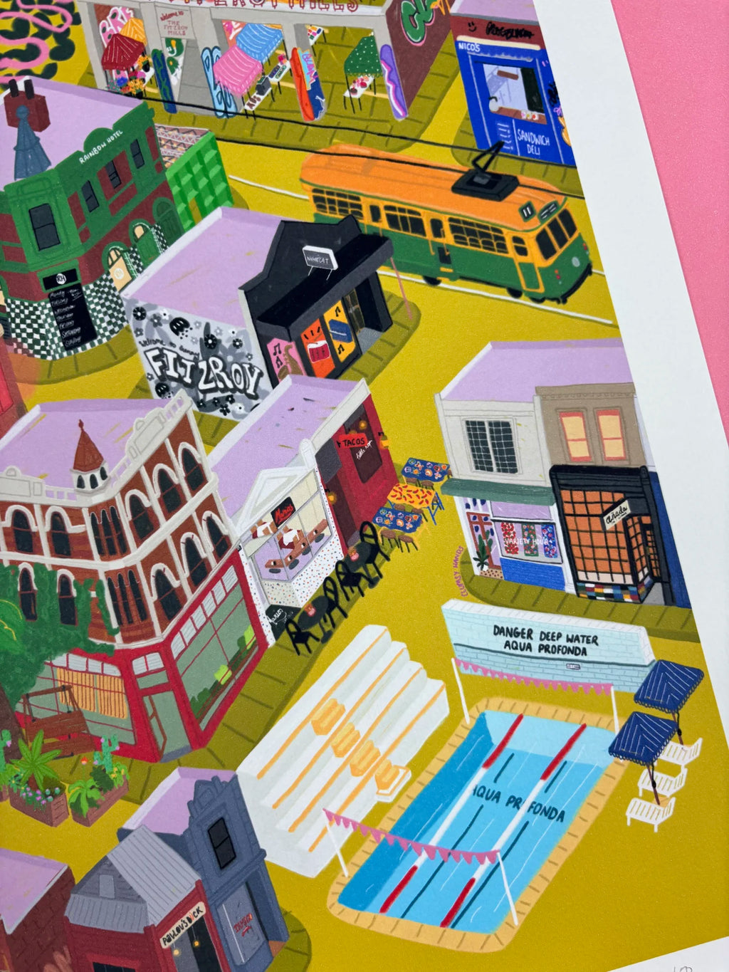 Fitzroy Map Print