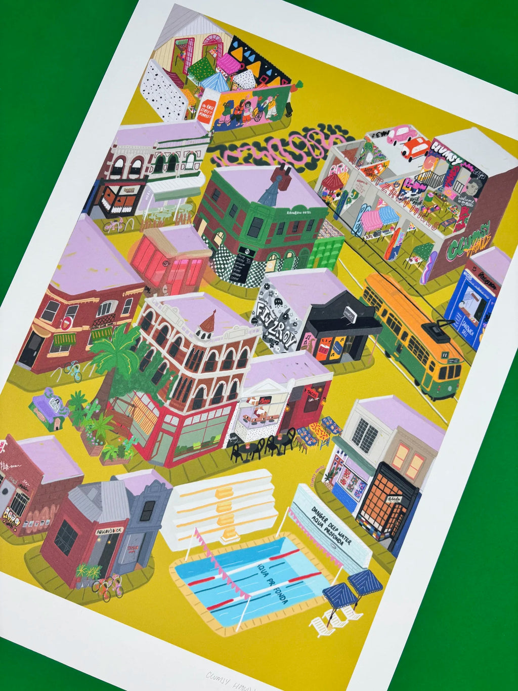 Fitzroy Map Print