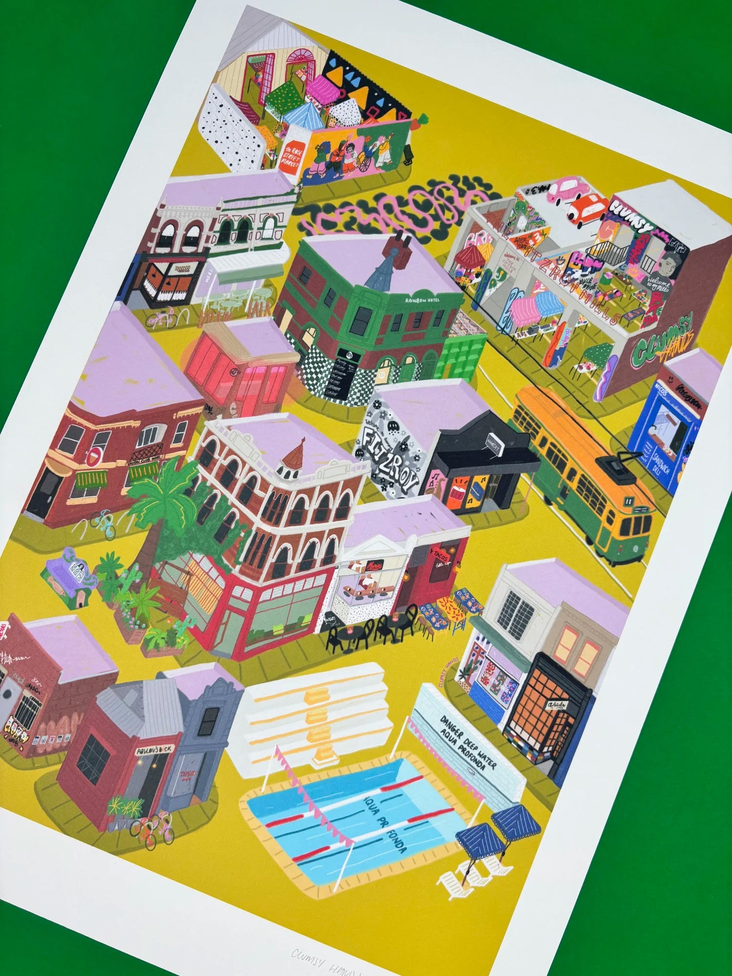 Fitzroy Map Print