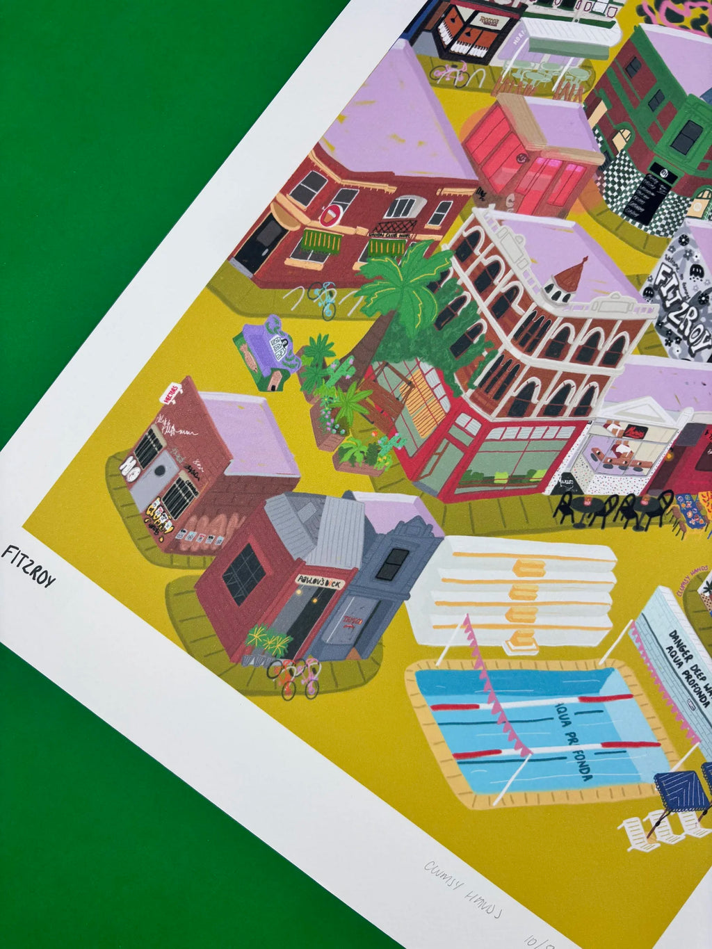 Fitzroy Map Print