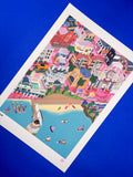 St Kilda Map Print