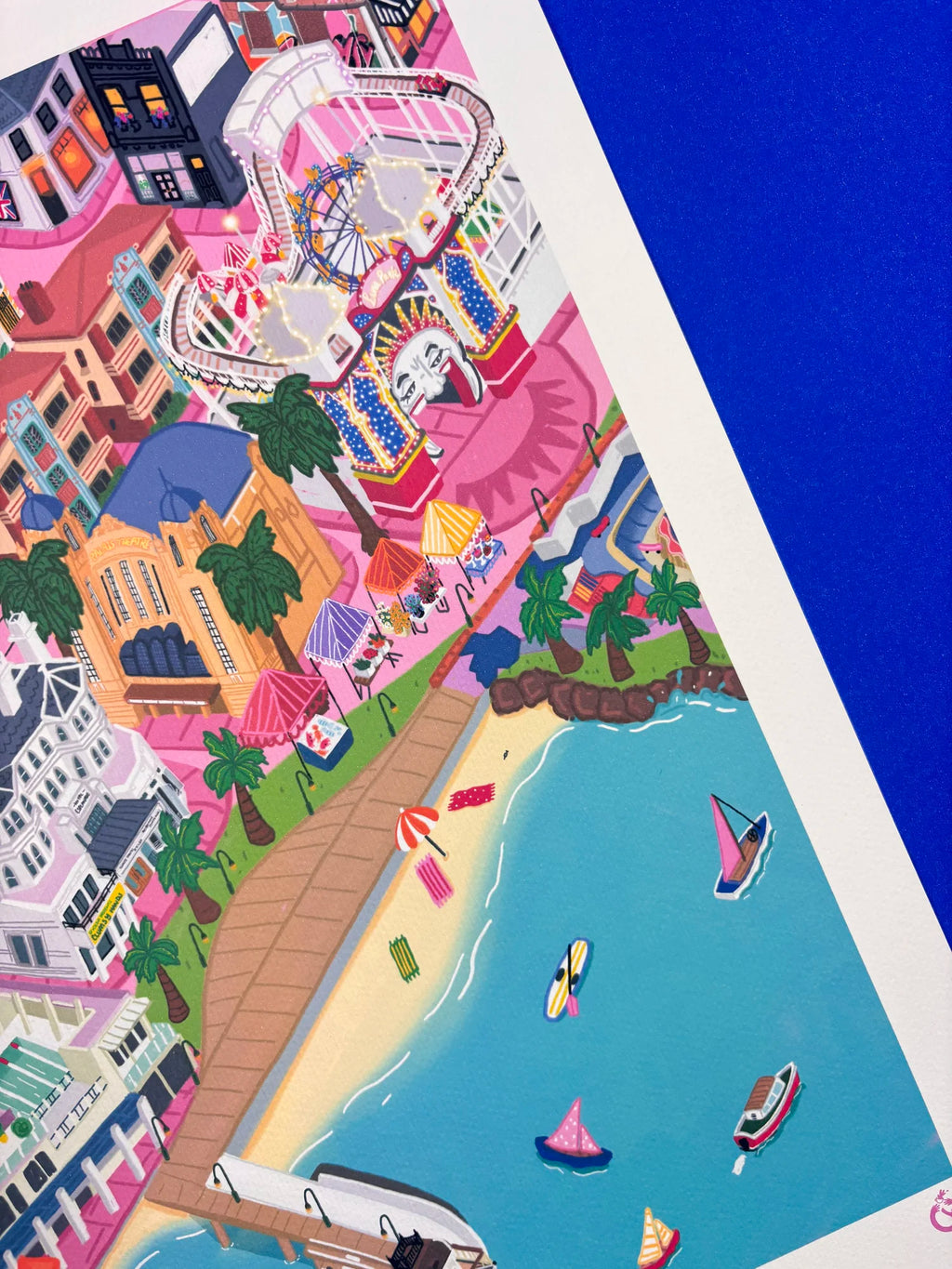 St Kilda Map Print