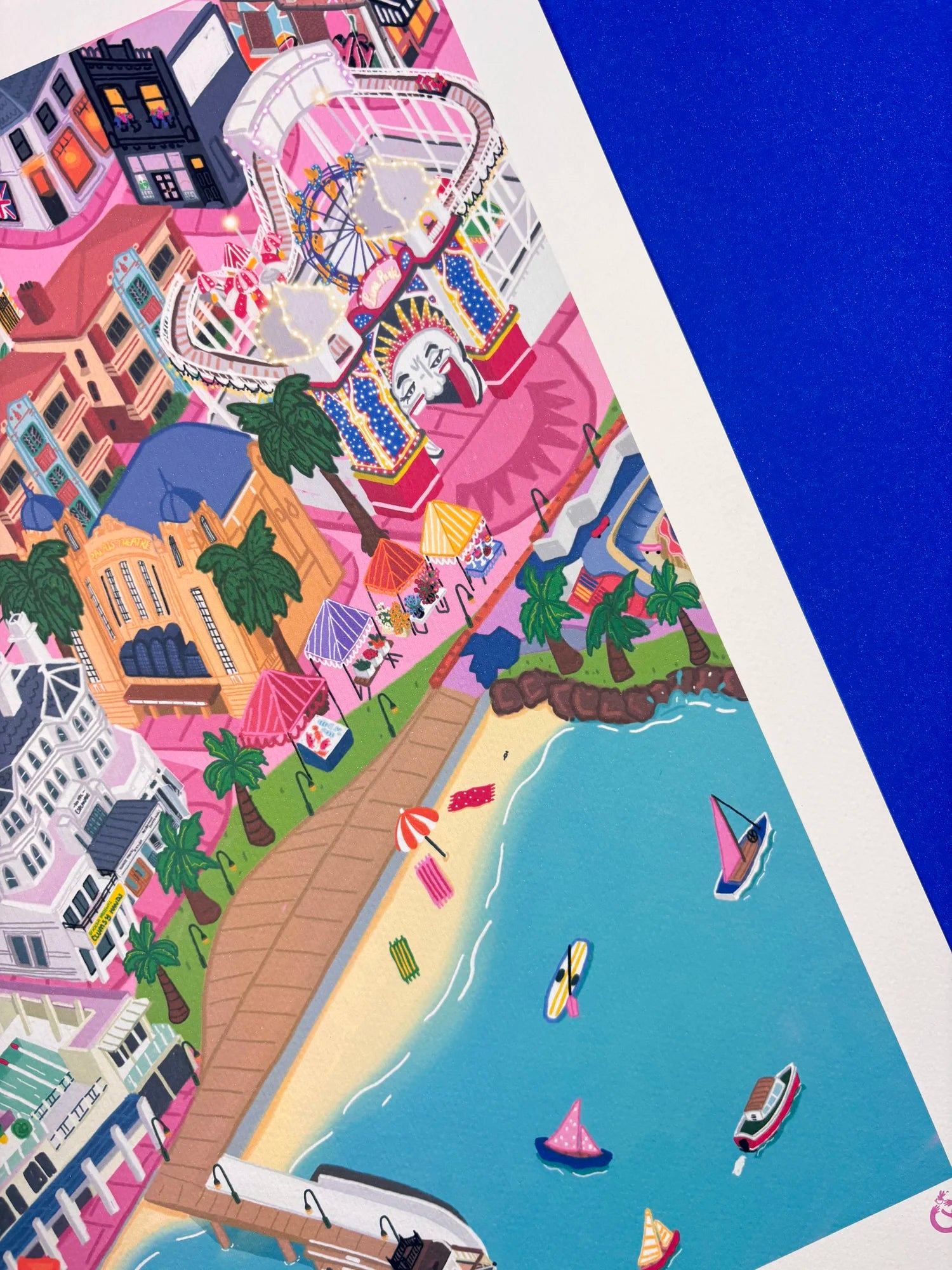 St Kilda Map Print