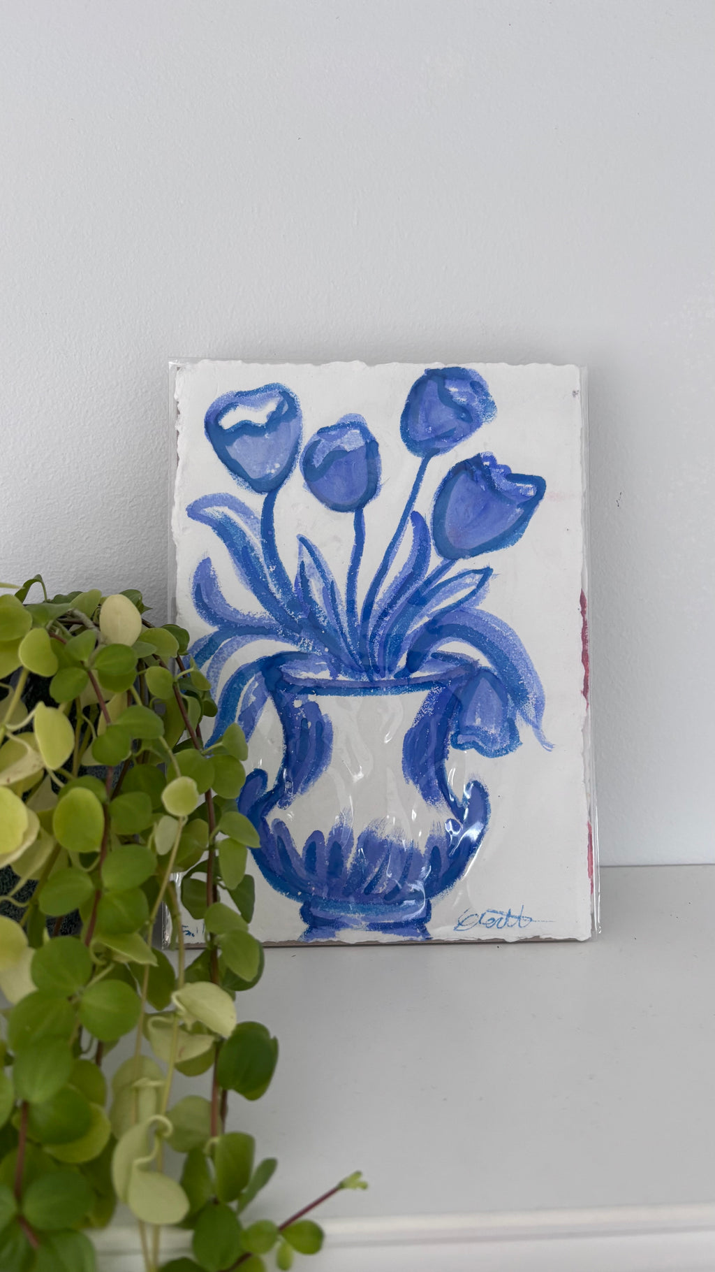 Nonna’s Tulips Original Watercolour