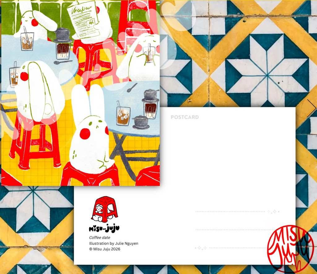 Coffee Date Postcard