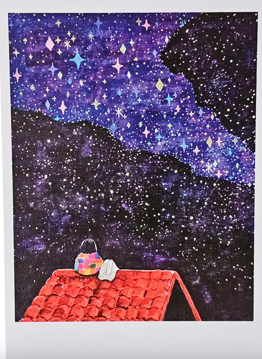 Stargazing Postcard