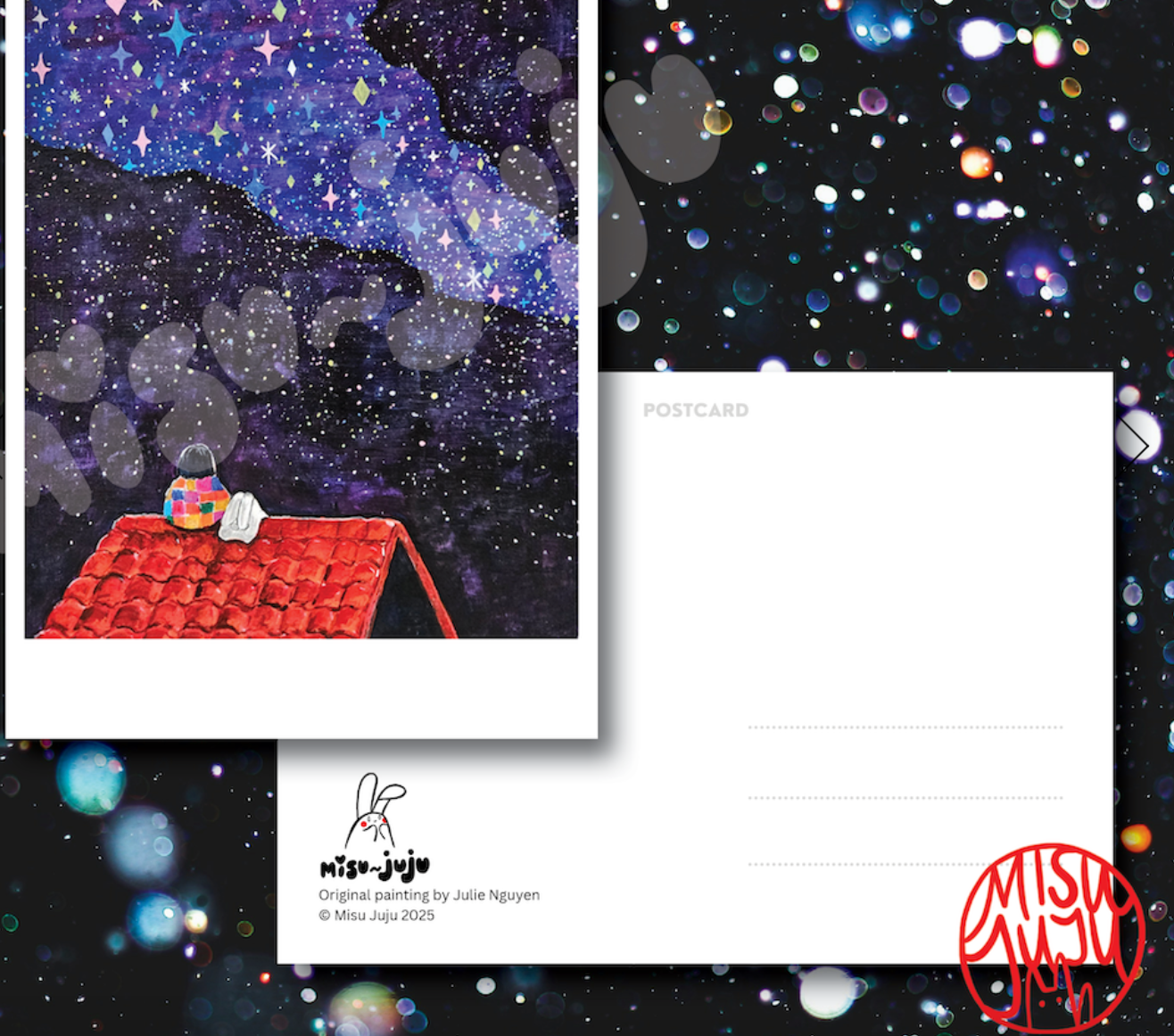 Stargazing Postcard