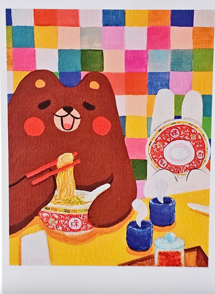 Egg Noodle Postcard