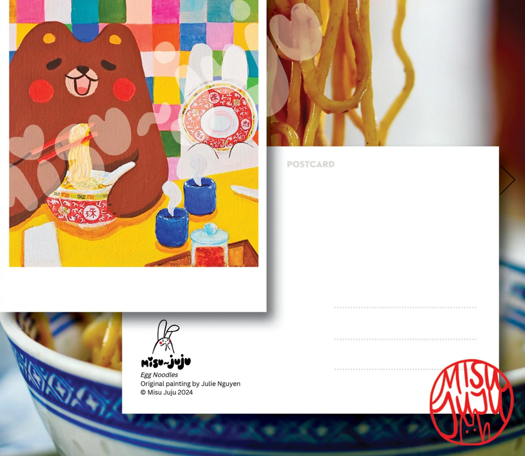 Egg Noodle Postcard