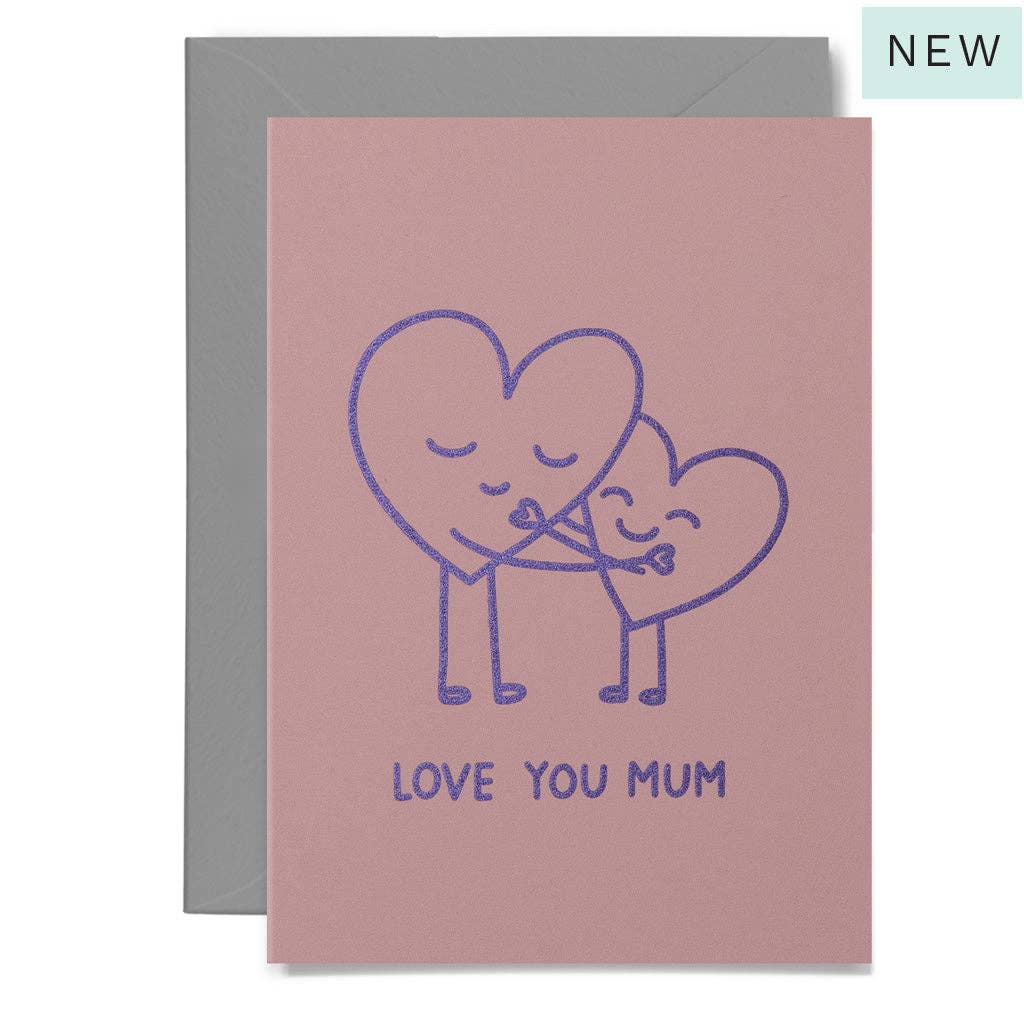 HUGGING MUM - Greeting Card