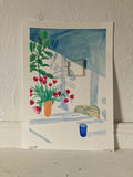 Tulips - Original Gouache Painting