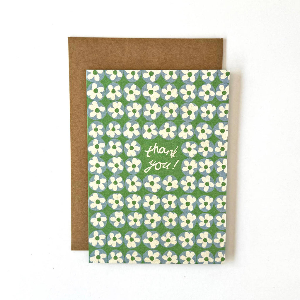Thank You Green Flowers