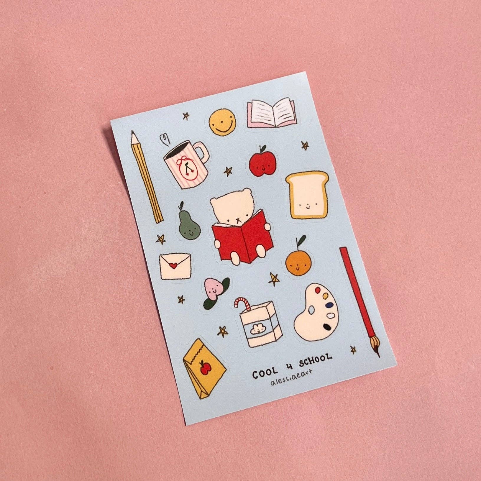 Cool 4 School Sticker Sheet