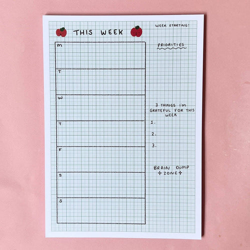 Apple A4 Weekly Planner