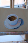 Caffè rossa painting