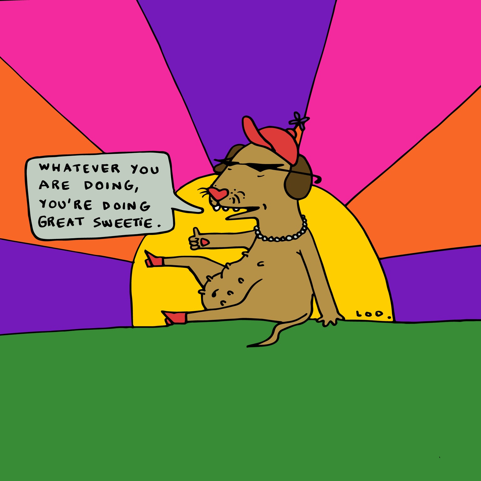 You're doing great - Fridge Magnet